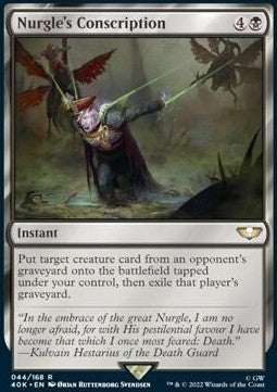 Nurgle's Conscription⁣ - Universes Beyond: Warhammer 40,000⁣ (Rare)⁣ [44]