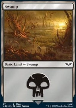 Swamp (V.2)⁣ - Universes Beyond: Warhammer 40,000⁣ (Land)⁣ [311]