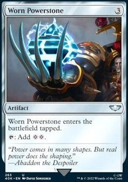 Worn Powerstone⁣ - Universes Beyond: Warhammer 40,000⁣ (Uncommon)⁣ [263]