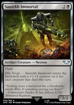 Sautekh Immortal⁣ - Universes Beyond: Warhammer 40,000⁣ (Uncommon)⁣ [54]
