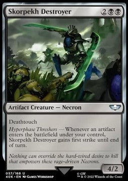 Skorpekh Destroyer⁣ - Universes Beyond: Warhammer 40,000⁣ (Uncommon)⁣ [57]