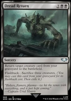 Dread Return⁣ - Universes Beyond: Warhammer 40,000⁣ (Uncommon)⁣ [200]