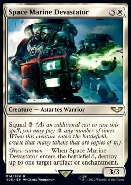 Space Marine Devastator⁣ - Universes Beyond: Warhammer 40,000⁣ (Rare)⁣ [14]