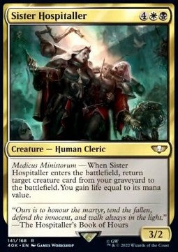 Sister Hospitaller⁣ - Universes Beyond: Warhammer 40,000⁣ (Rare)⁣ [141]