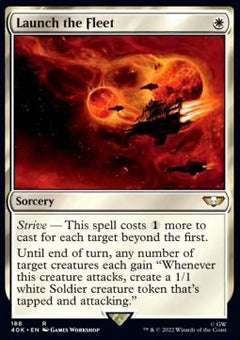 Launch the Fleet⁣ - Universes Beyond: Warhammer 40,000⁣ (Rare)⁣ [188]