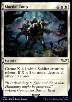 Martial Coup⁣ - Universes Beyond: Warhammer 40,000⁣ (Rare)⁣ [189]