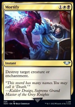 Mortify⁣ - Universes Beyond: Warhammer 40,000⁣ (Uncommon)⁣ [225]