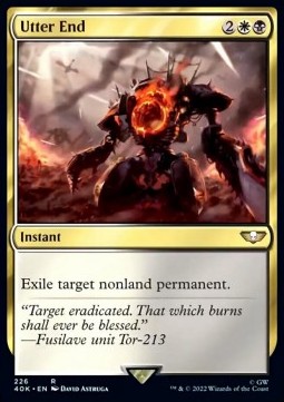 Utter End⁣ - Universes Beyond: Warhammer 40,000⁣ (Rare)⁣ [226]
