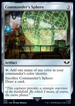 Commander's Sphere (V.1)⁣ - Universes Beyond: Warhammer 40,000⁣ (Common)⁣ [233]