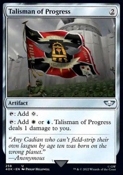 Talisman of Progress⁣ - Universes Beyond: Warhammer 40,000⁣ (Uncommon)⁣ [258]