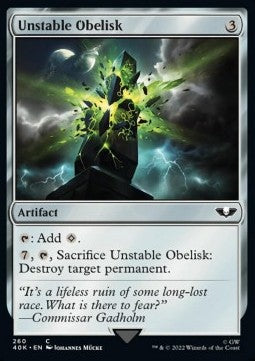 Unstable Obelisk⁣ - Universes Beyond: Warhammer 40,000⁣ (Common)⁣ [260]