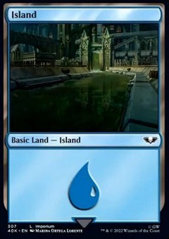 Island (V.1)⁣ - Universes Beyond: Warhammer 40,000⁣ (Common)⁣ [307]