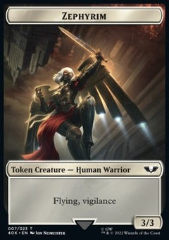 Zephyrim Token (W 3/3) // Soldier Token (W 1/1)⁣ - Universes Beyond: Warhammer 40,000⁣ (Token)⁣ [T 7/2]