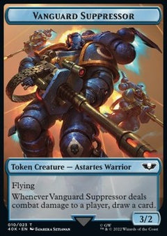 Vanguard Suppressor Token (U 3/2) // Soldier Token (W 1/1)⁣ - Universes Beyond: Warhammer 40,000⁣ (Token)⁣ [T 10/4]
