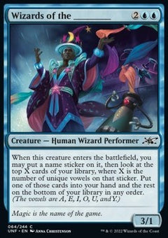 Wizards of the ________⁣ - Unfinity⁣ (Common)⁣ [64]