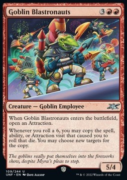 Goblin Blastronauts⁣ - Unfinity⁣ (Uncommon)⁣ [109]