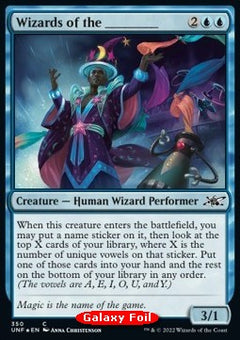 Wizards of the ________⁣ - Unfinity: Extras⁣ (Common)⁣ [350]