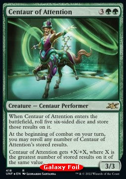 Centaur of Attention⁣ - Unfinity: Extras⁣ (Rare)⁣ [418]
