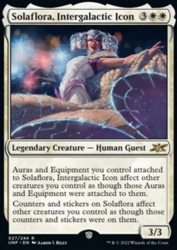 Solaflora, Intergalactic Icon⁣ - Unfinity⁣ (Rare)⁣ [27]