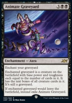 Animate Graveyard⁣ - Unfinity⁣ (Rare)⁣ [65]