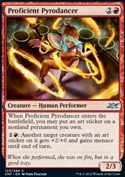 Proficient Pyrodancer⁣ - Unfinity⁣ (Uncommon)⁣ [120]
