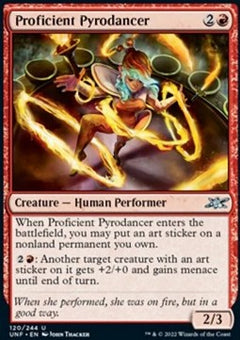 Proficient Pyrodancer⁣ - Unfinity⁣ (Uncommon)⁣ [120]