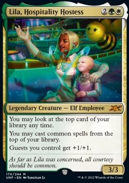Lila, Hospitality Hostess⁣ - Unfinity⁣ (Mythic)⁣ [170]