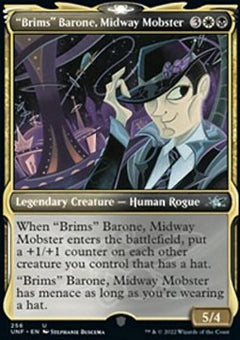 "Brims" Barone, Midway Mobster (V.1)⁣ - Unfinity: Extras⁣ (Uncommon)⁣ [256]