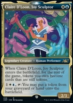 Claire D'Loon, Joy Sculptor (V.1)⁣ - Unfinity: Extras⁣ (Rare)⁣ [258]