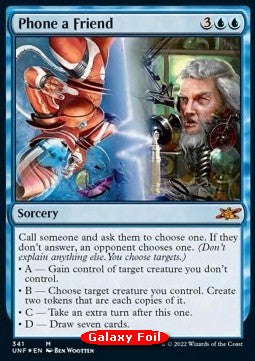 Phone a Friend⁣ - Unfinity: Extras⁣ (Mythic)⁣ [341]