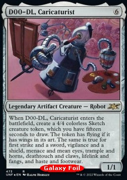D00-DL, Caricaturist (V.2)⁣ - Unfinity: Extras⁣ (Rare)⁣ [473]