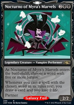 Nocturno of Myra's Marvels (V.3)⁣ - Unfinity: Extras⁣ (Rare)⁣ [499]