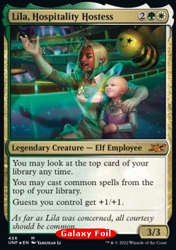 Lila, Hospitality Hostess (V.2)⁣ - Unfinity: Extras⁣ (Mythic)⁣ [456]