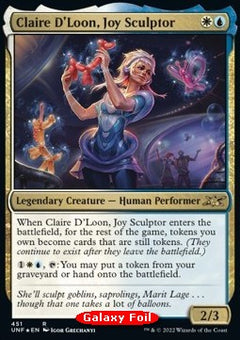 Claire D'Loon, Joy Sculptor (V.2)⁣ - Unfinity: Extras⁣ (Rare)⁣ [451]