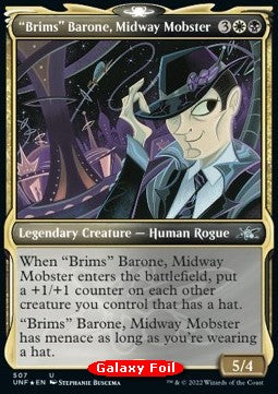 "Brims" Barone, Midway Mobster (V.3)⁣ - Unfinity: Extras⁣ (Uncommon)⁣ [507]