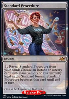 Standard Procedure⁣ - Unfinity: Extras⁣ (Mythic)⁣ [287]