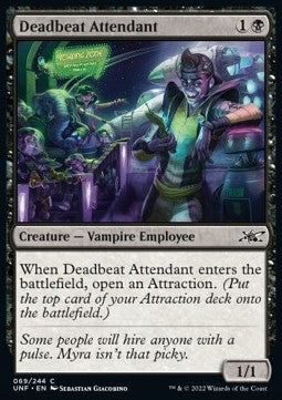 Deadbeat Attendant⁣ - Unfinity⁣ (Common)⁣ [69]