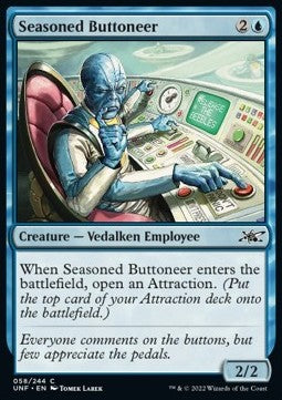 Seasoned Buttoneer⁣ - Unfinity⁣ (Common)⁣ [58]