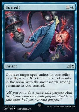 Busted!⁣ - Unfinity⁣ (Uncommon)⁣ [41]