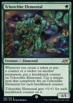 Tchotchke Elemental⁣ - Unfinity⁣ (Rare)⁣ [158]