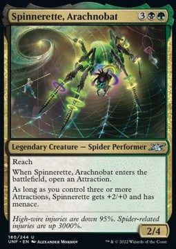 Spinnerette, Arachnobat⁣ - Unfinity⁣ (Uncommon)⁣ [180]