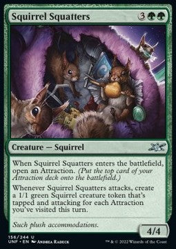 Squirrel Squatters⁣ - Unfinity⁣ (Uncommon)⁣ [156]