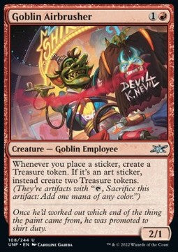 Goblin Airbrusher⁣ - Unfinity⁣ (Uncommon)⁣ [108]