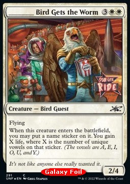 ________ Bird Gets the Worm⁣ - Unfinity: Extras⁣ (Common)⁣ [291]