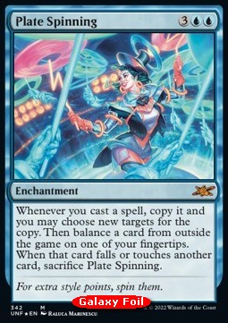 Plate Spinning⁣ - Unfinity: Extras⁣ (Mythic)⁣ [342]