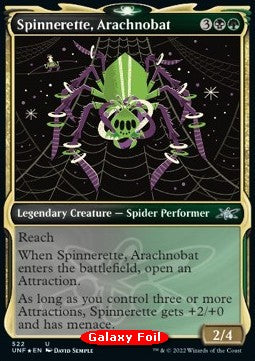Spinnerette, Arachnobat (V.3)⁣ - Unfinity: Extras⁣ (Uncommon)⁣ [522]