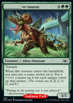 ________-o-saurus⁣ - Unfinity: Extras⁣ (Common)⁣ [434]