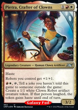 Pietra, Crafter of Clowns (V.2)⁣ - Unfinity: Extras⁣ (Uncommon)⁣ [462]