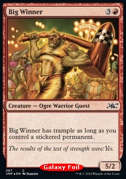 Big Winner⁣ - Unfinity: Extras⁣ (Common)⁣ [387]