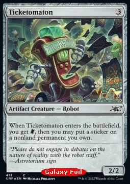 Ticketomaton⁣ - Unfinity: Extras⁣ (Common)⁣ [481]